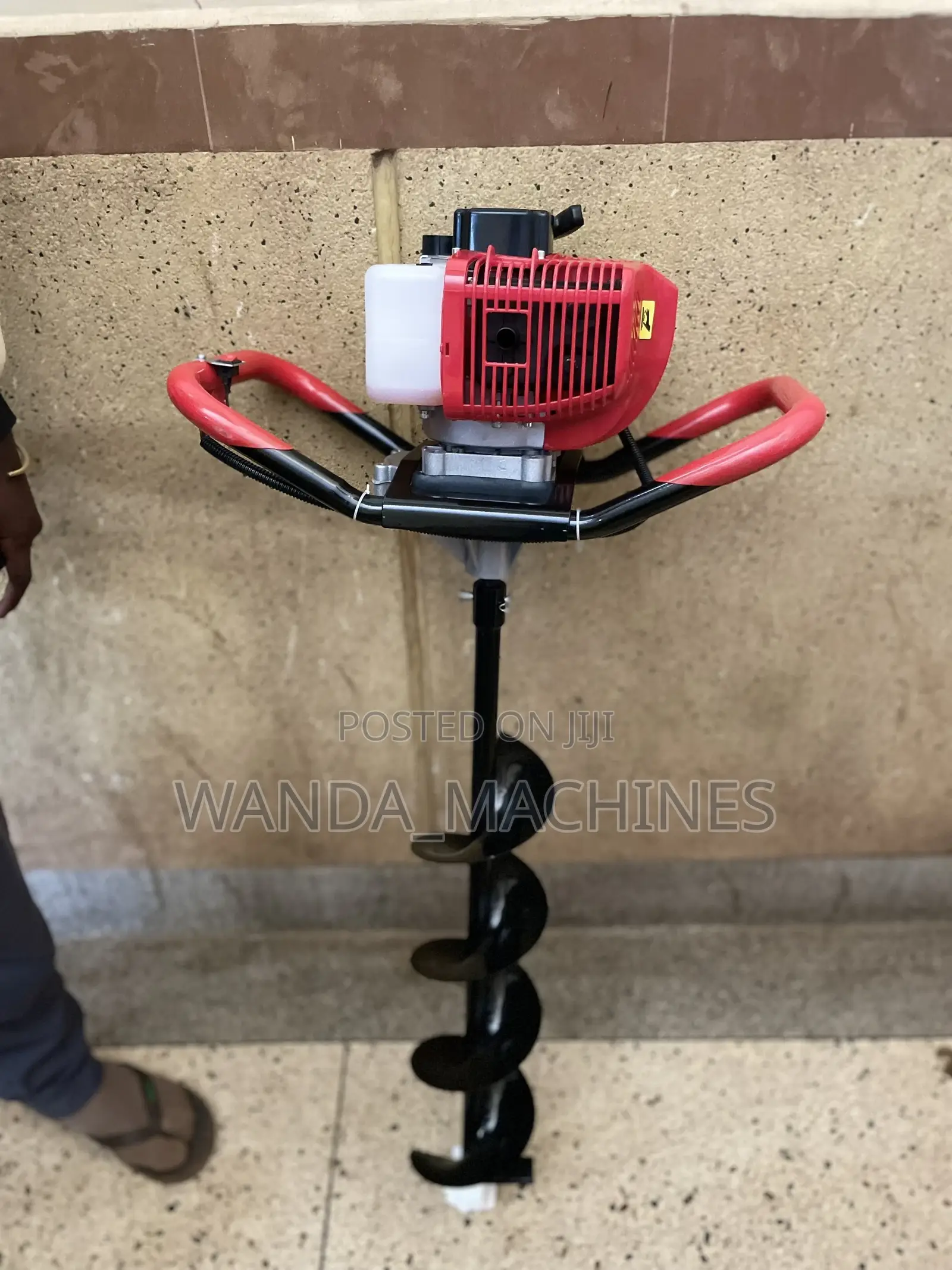 Gasoline Earth Auger Machine Industrial Grade