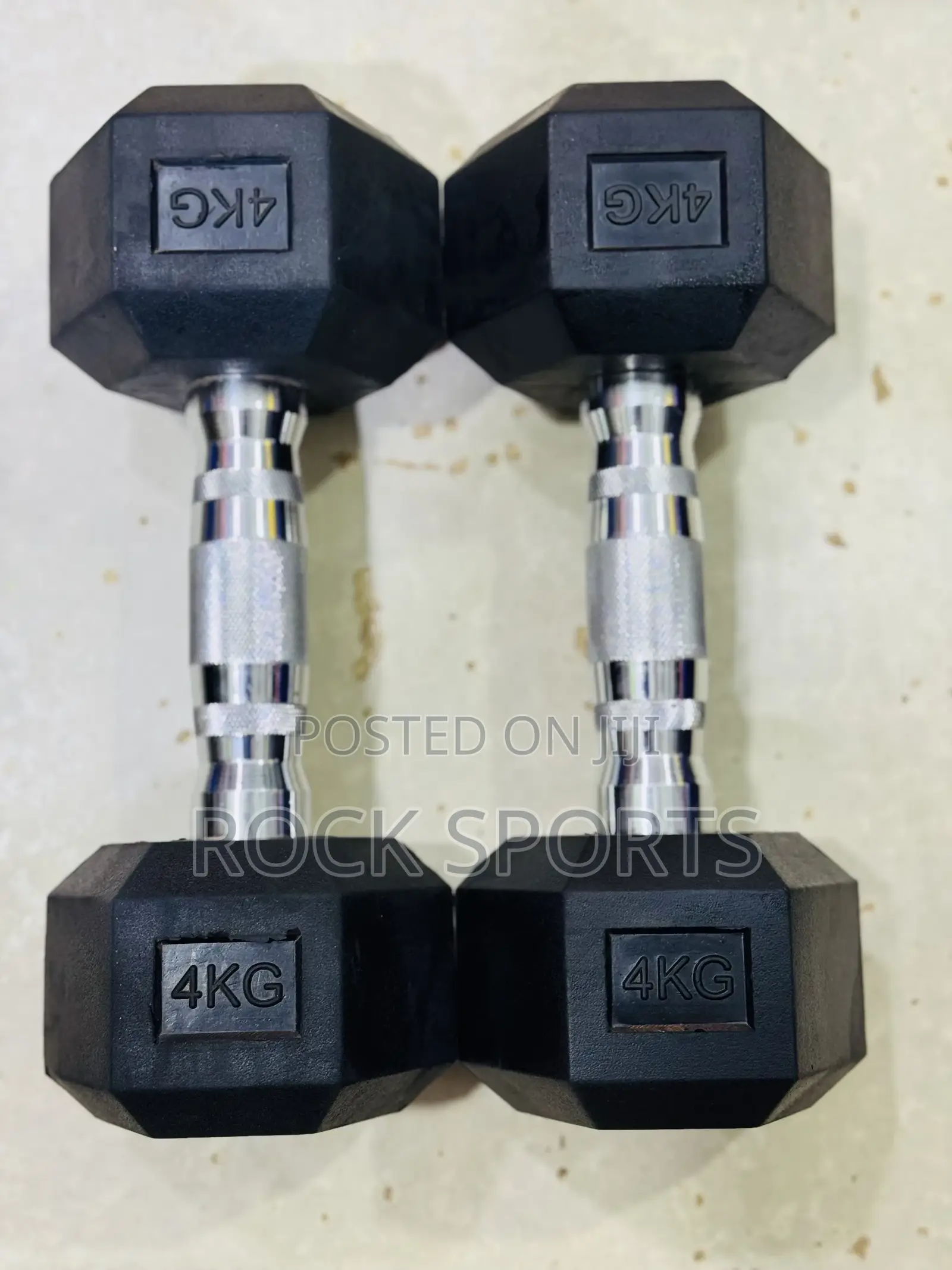 4kg Hexagon Dumbells (Original Grip)