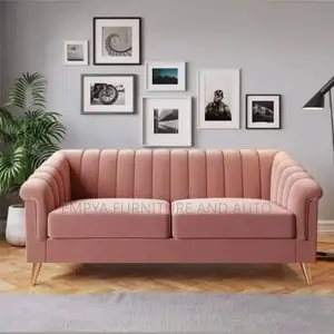 Pinkish Three Seater