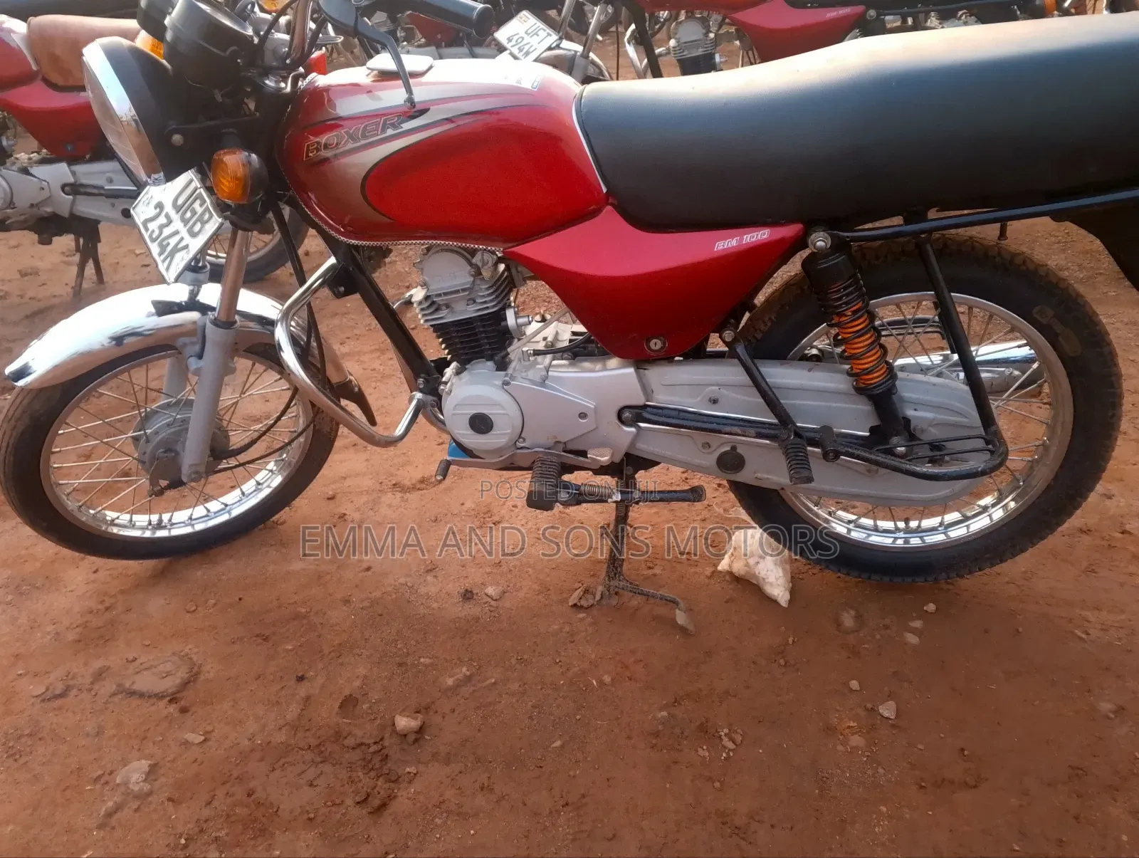 Bajaj Boxer 2024 Red