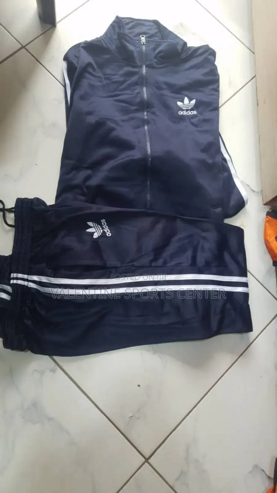 Gray Color With of Adidas Tracksuit