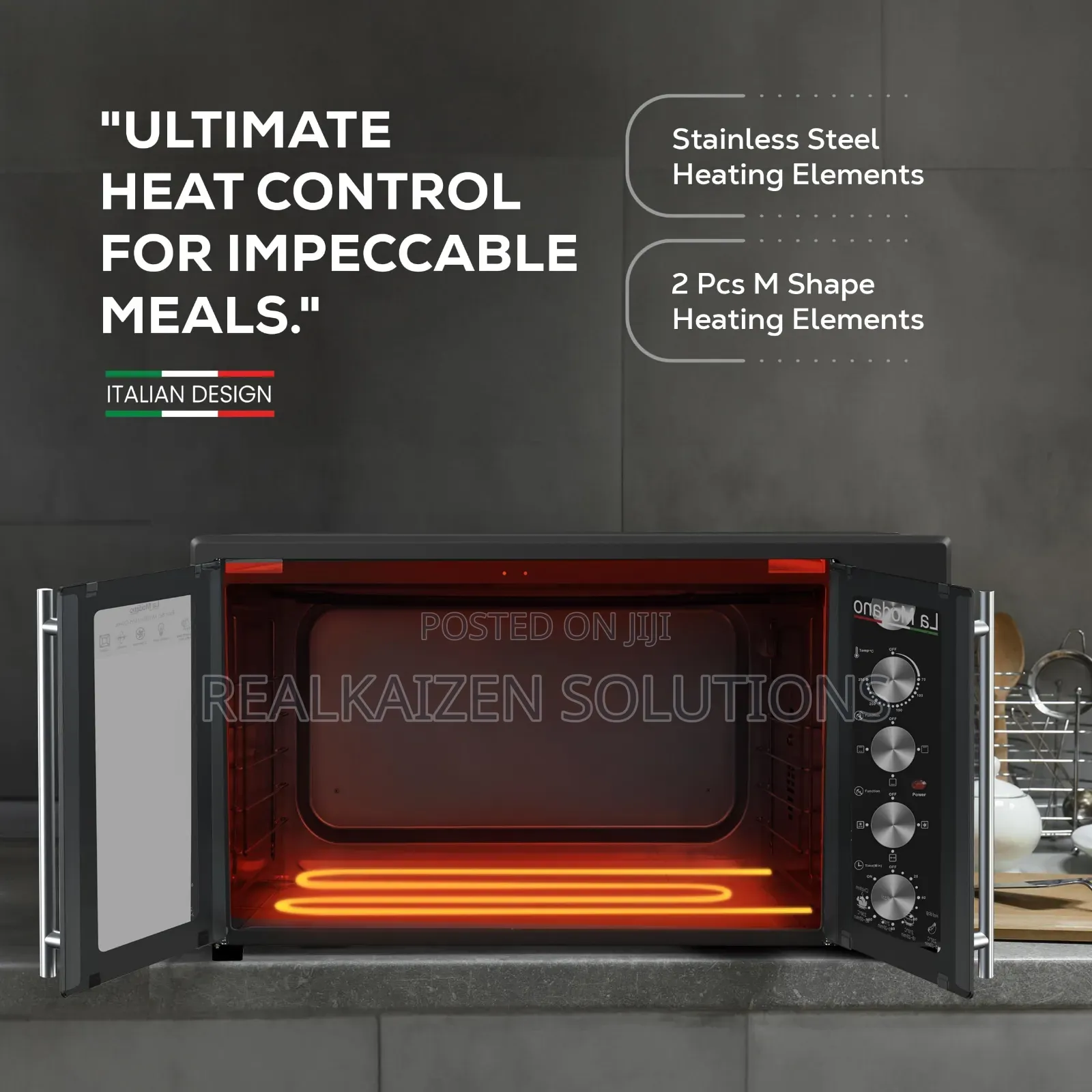 La Modano 120l Electric Oven| 2 Door| Convection| Rotisserie