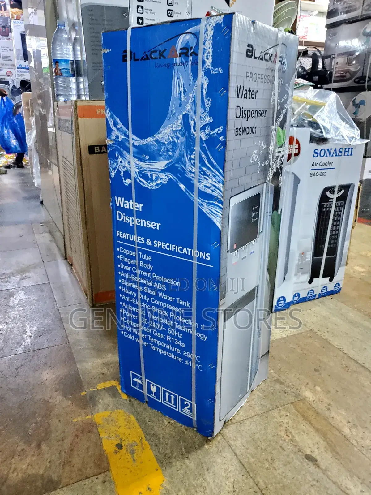 Blackark Water Dispenser of 3 Taps.