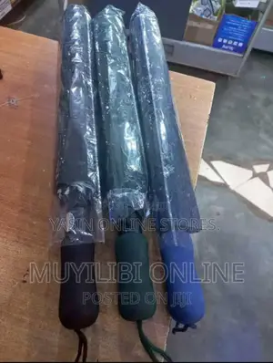 Umbrellas With Automatic Burton.