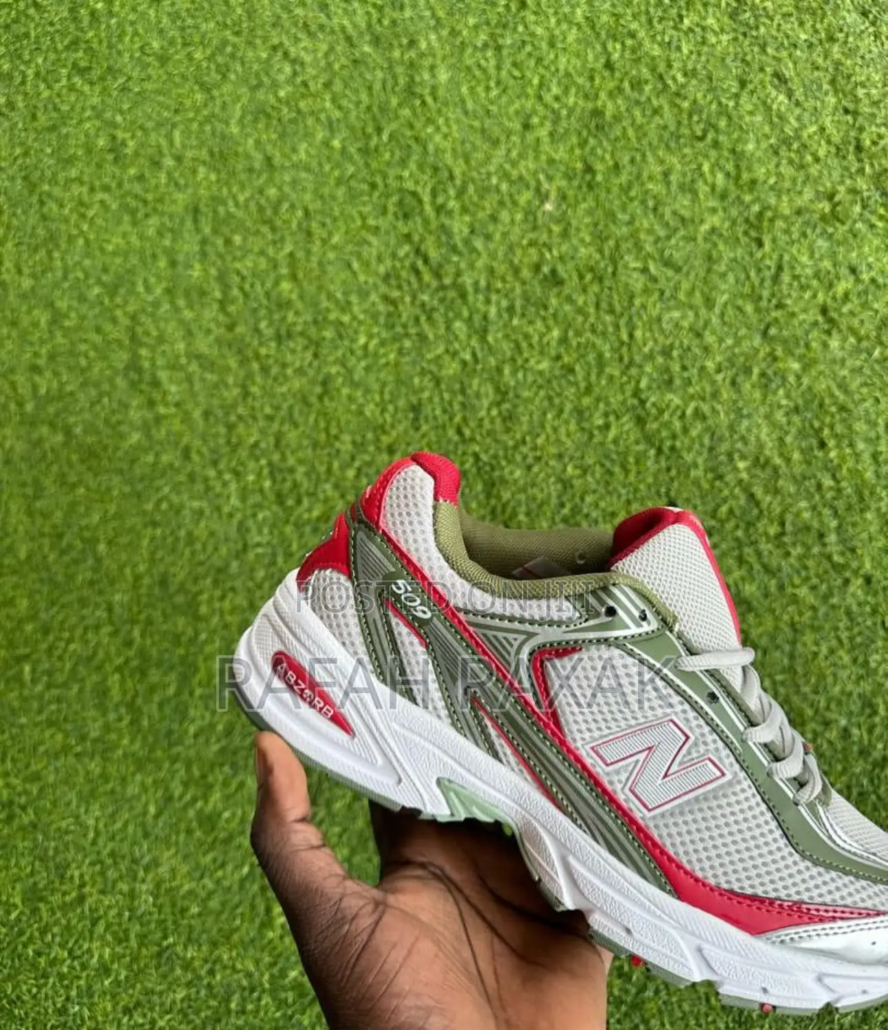 Original Pink/Green/White New Balance 509 Running Sneaker