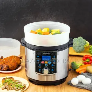 Photo - Geepas Multi-Function Pressure Cooker | With Steamer
