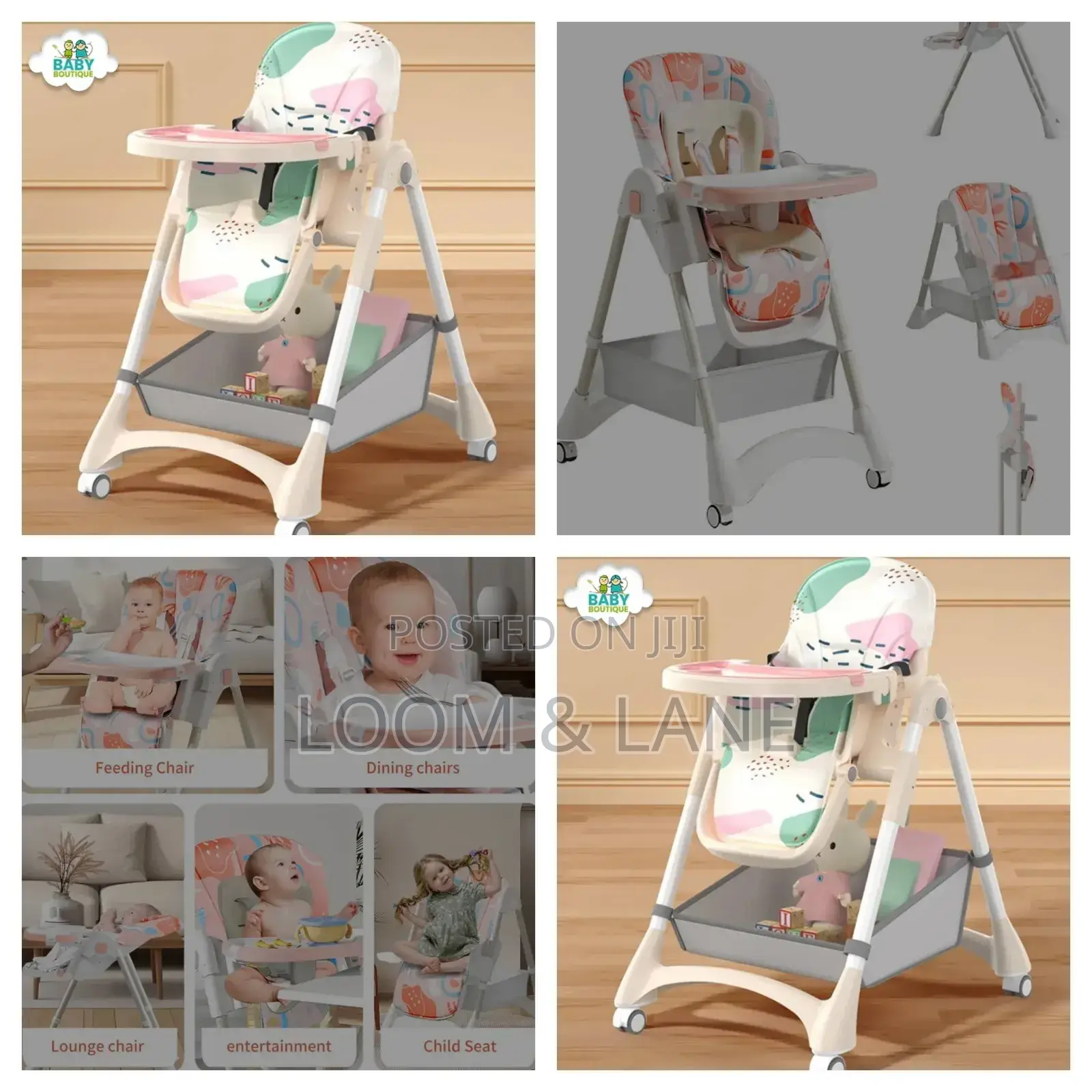 Multi-Use Kids Feeding Chair