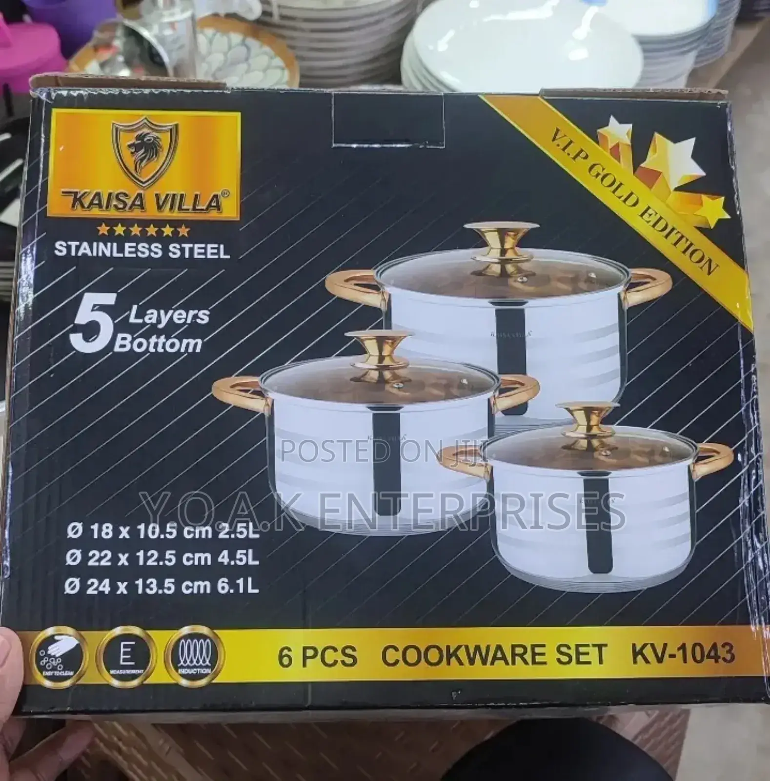 Serving and Cooking Kaisa Villa Stainless Steel Dish