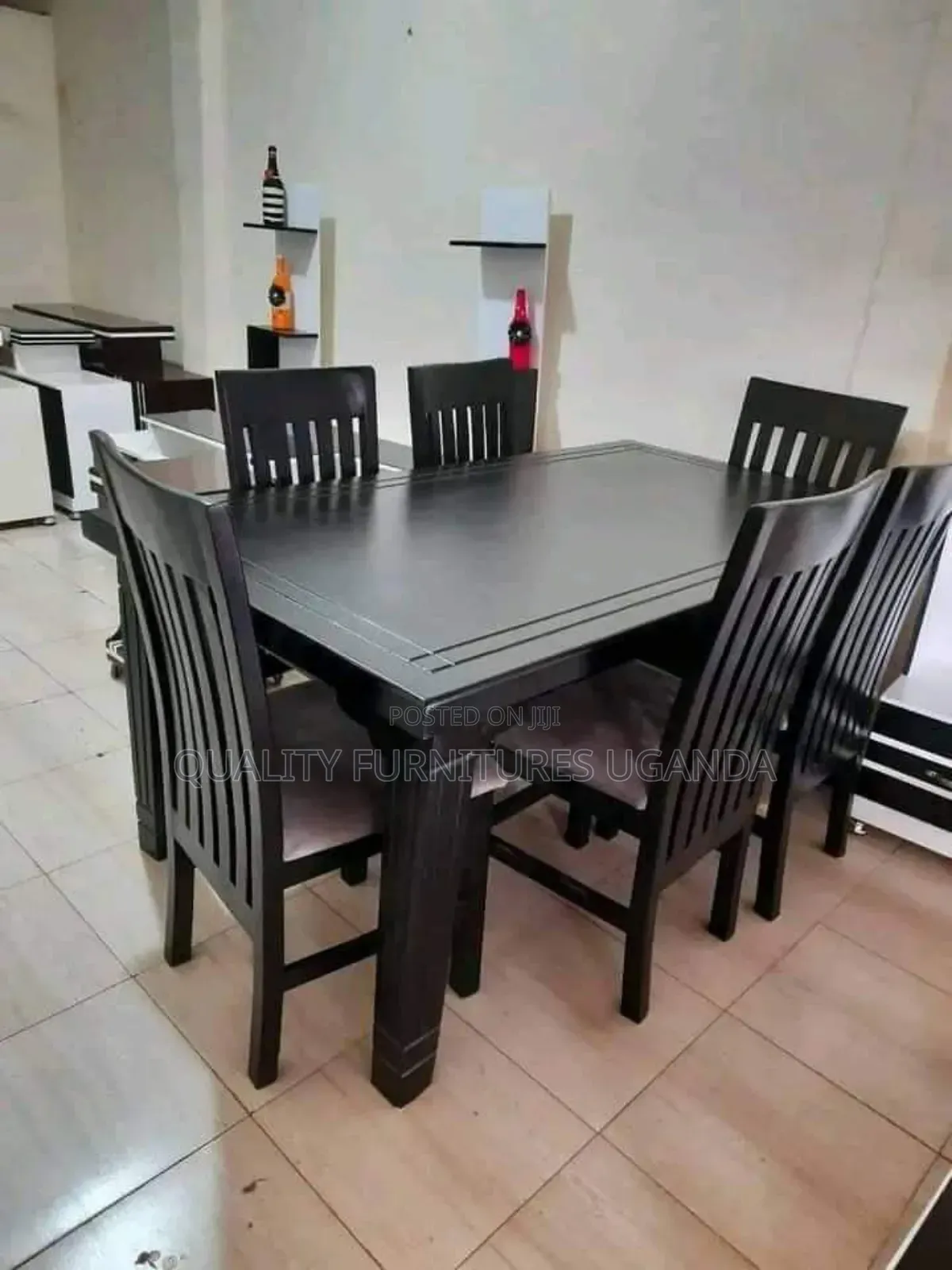 Black Coloured Dinning Table