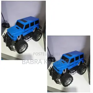 Remote-Controlled Toy Car With Large Tires Truck or Jeep