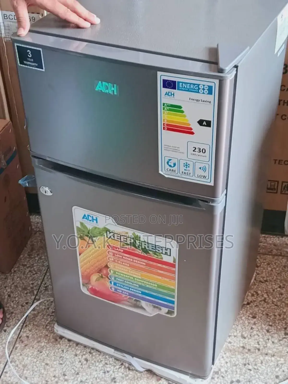 Adh 138 Liters Double Door Fridge