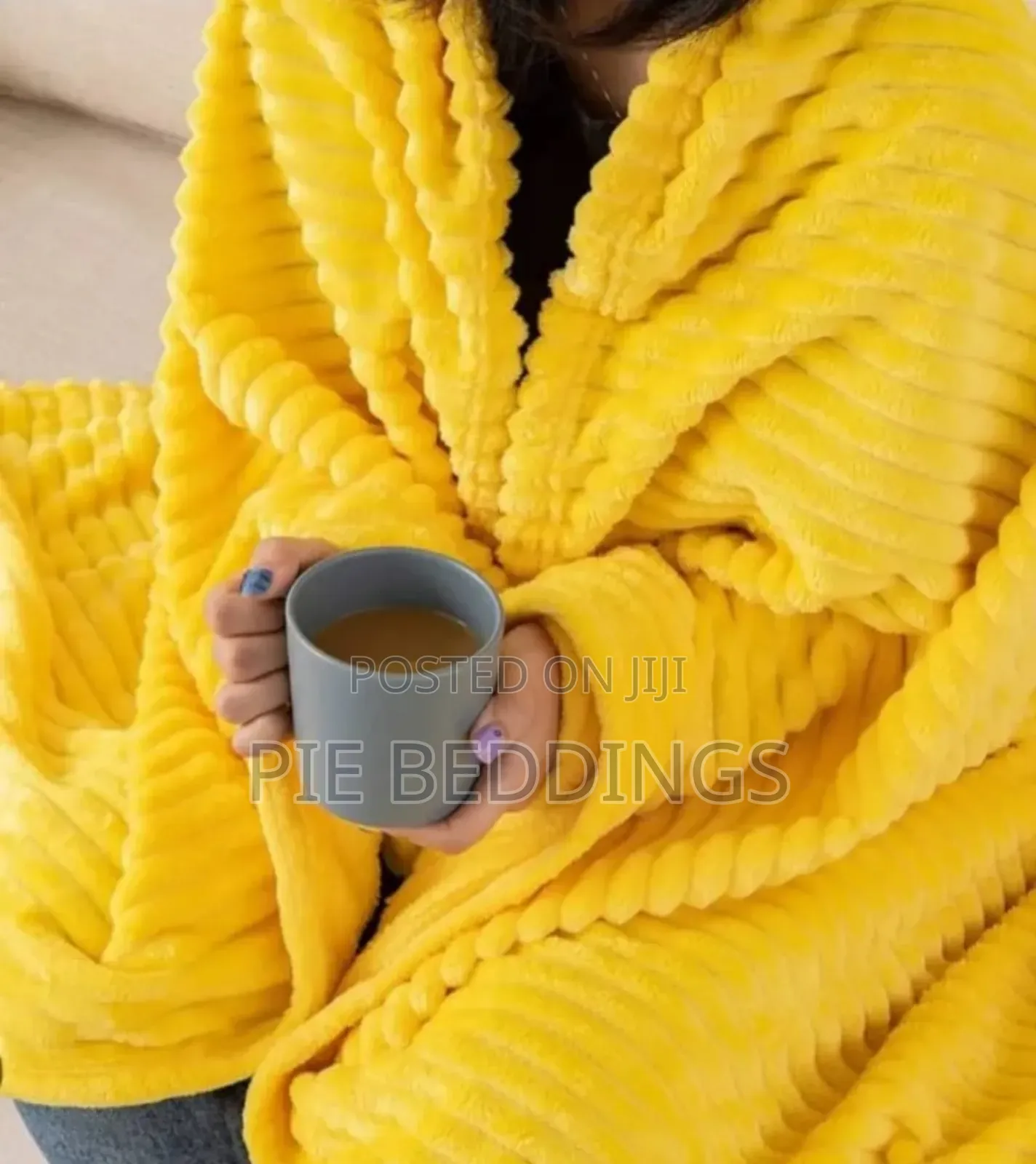 New Yellow Soft Throw Blankets