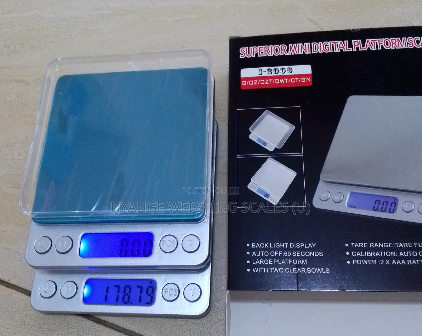 Gold Diamond Pocket Weigh Scale Cy-0927y