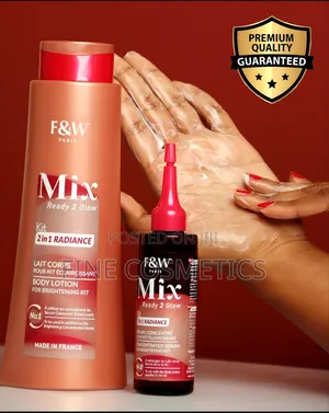 New Fair and White 2in1 Kit Ready 2 Glow Radiance Mix Lotion