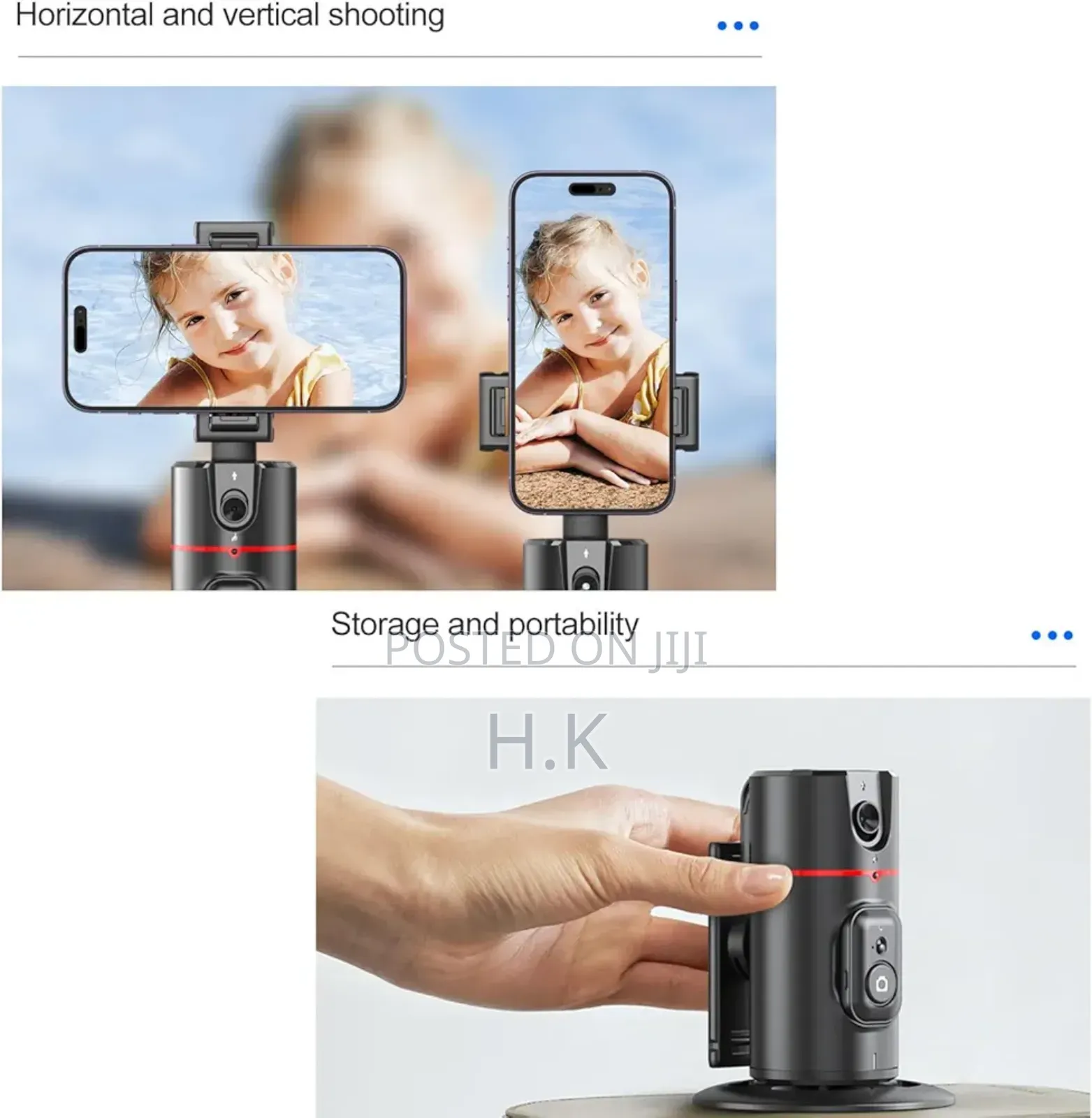 360° Auto Face-Tracking Phone Holder