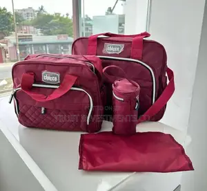 Photo - Chicco 5-Piece Baby Multi-Functional Carry Cot Set in Maroon