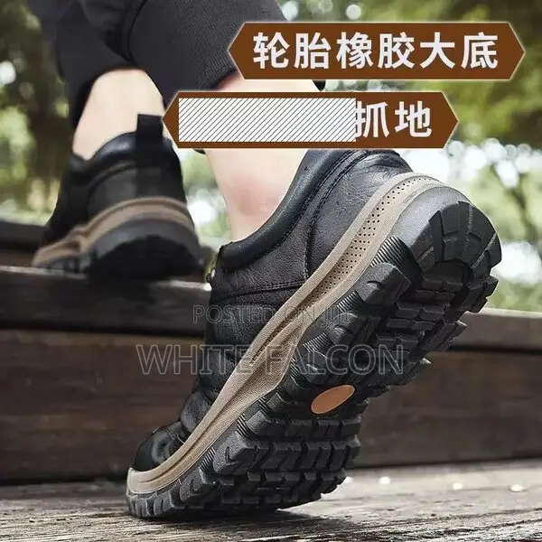Mountaineering Leisure Sneakers,Thick Rubber Sole,Warm,Laced