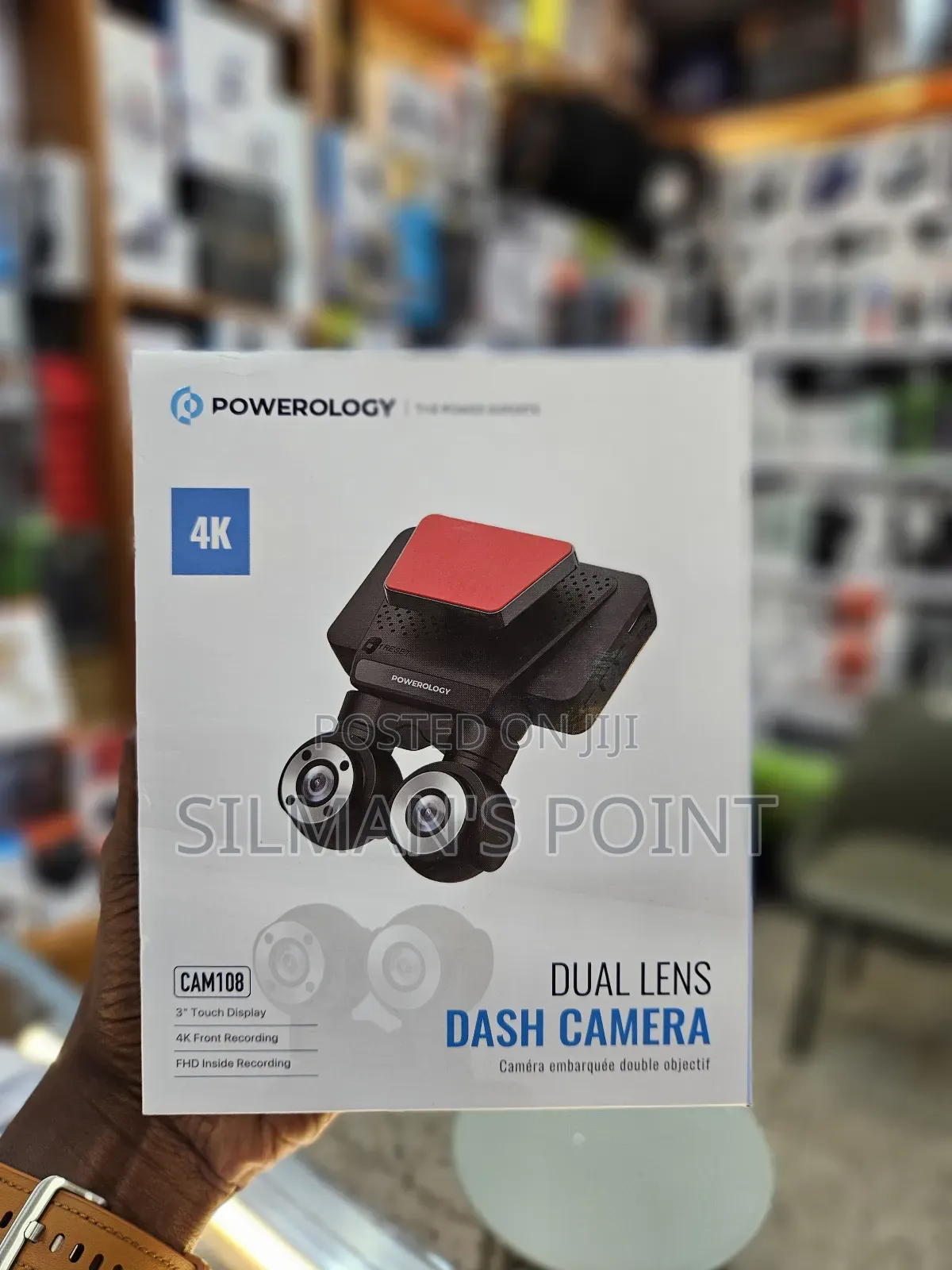 Powerology Dual Lens Dash Camera