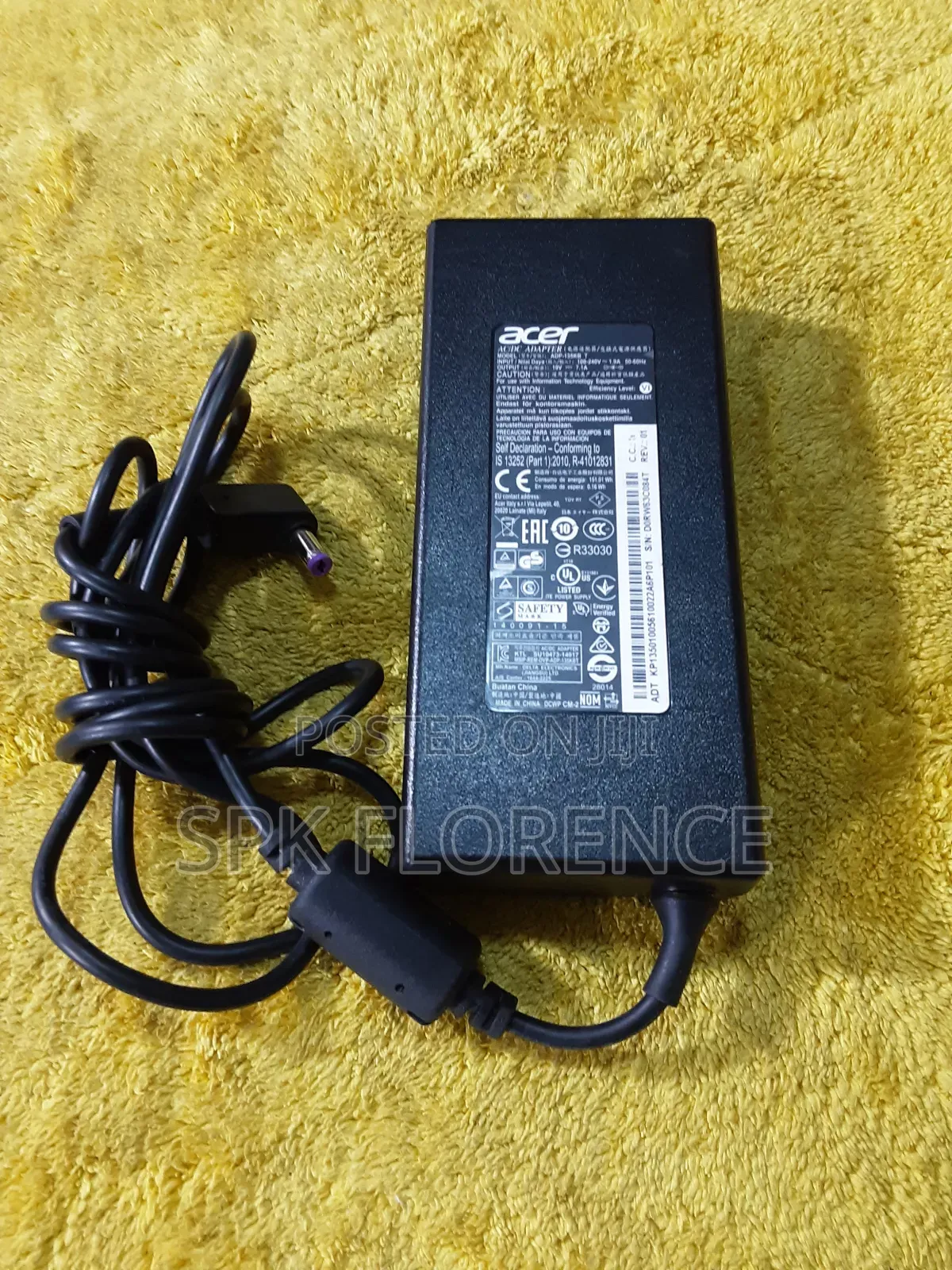 Acer Ac/Dc Adapter 19v -7.1a