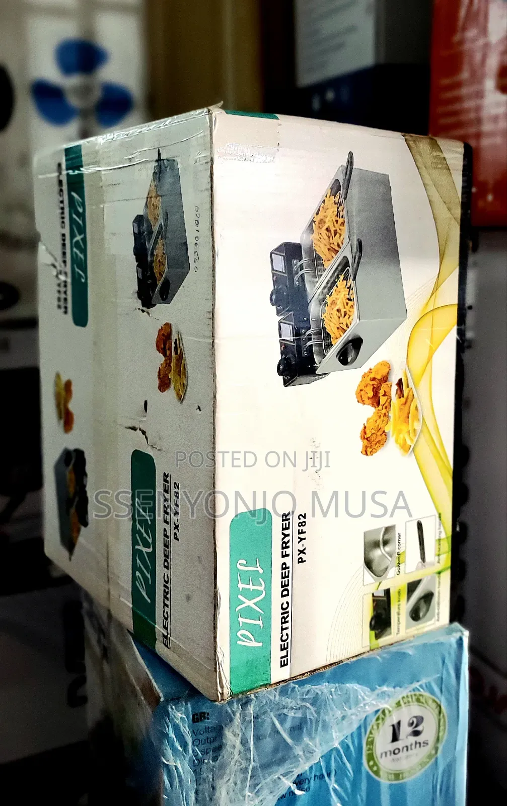 Pixel Double Deep Fryer - 2000w X 2, 220-240v, 3+3l Capacity