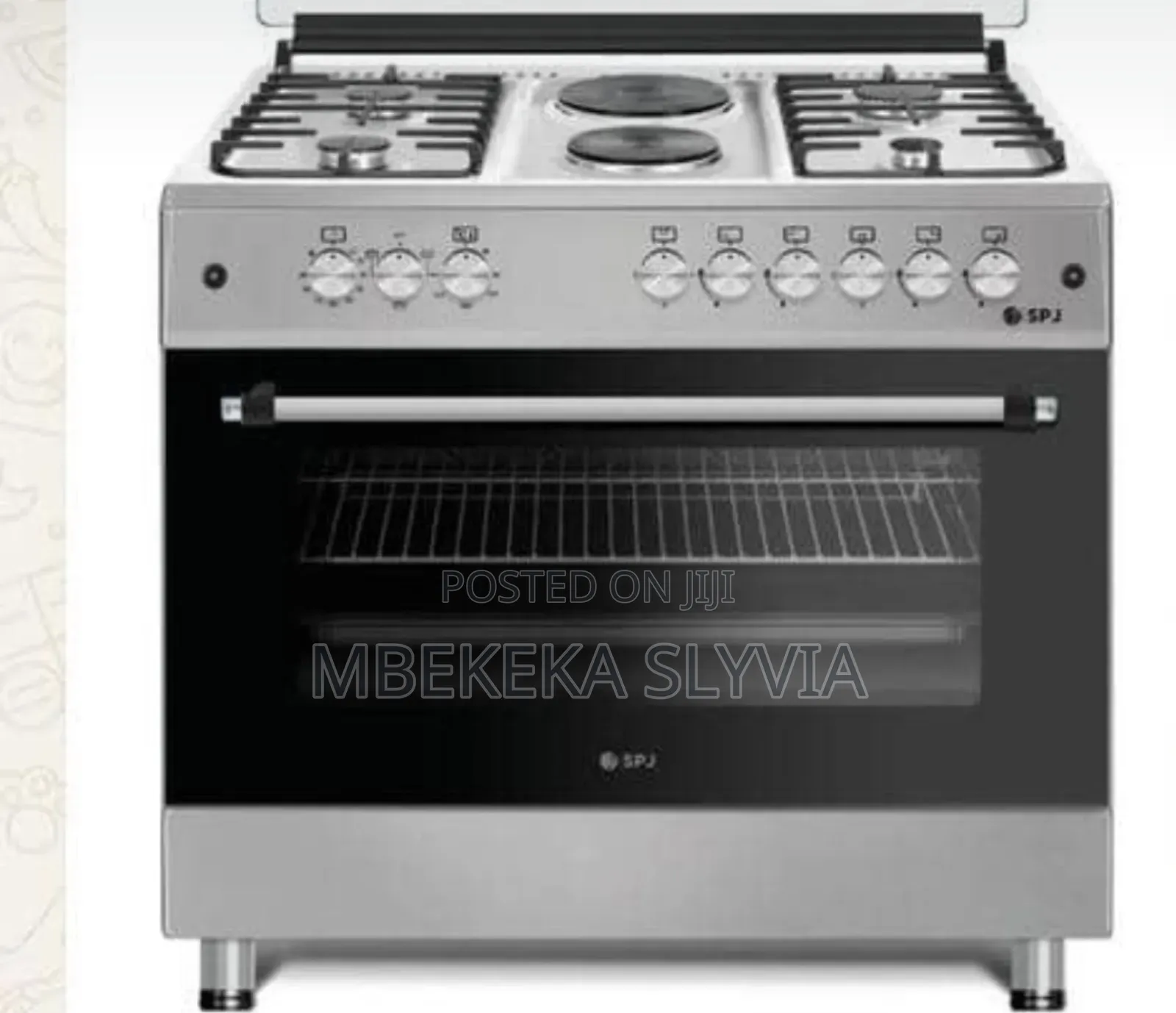 SPJ 90x60 Cooker With Electric Oven/4 Gas Cooker 2electric Plates