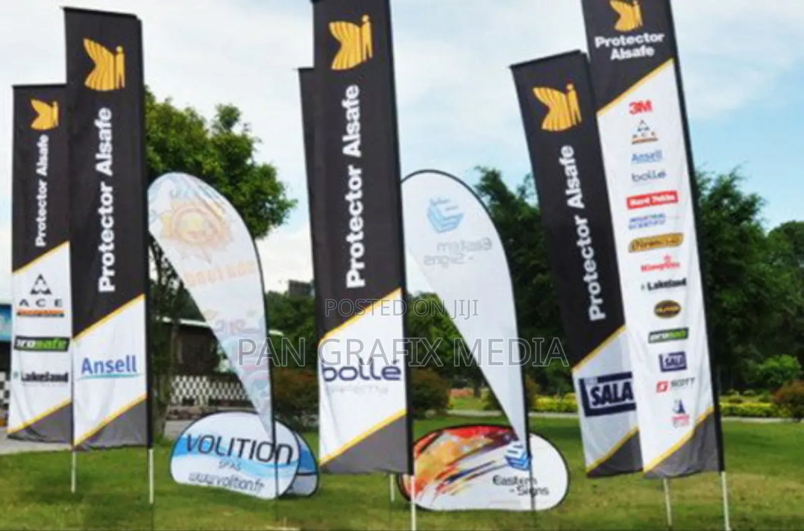Tear Drops Advertising Banners
