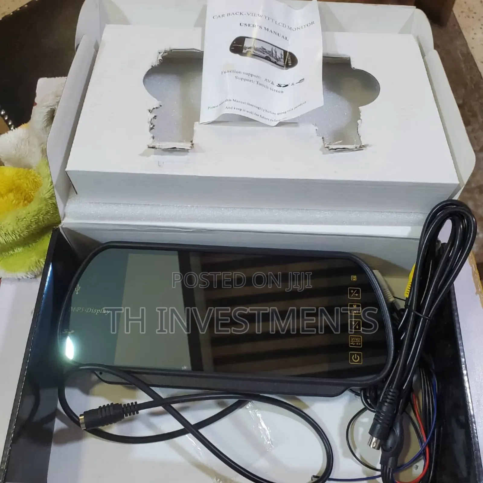 Car Rear View Monitor, 7inches LCD Display Backup Camera 