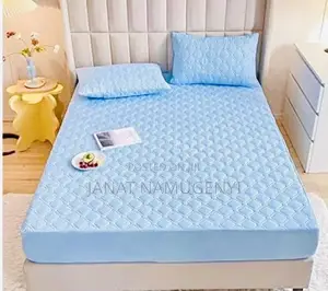 Plain Blue Waterproof Matress Protectors