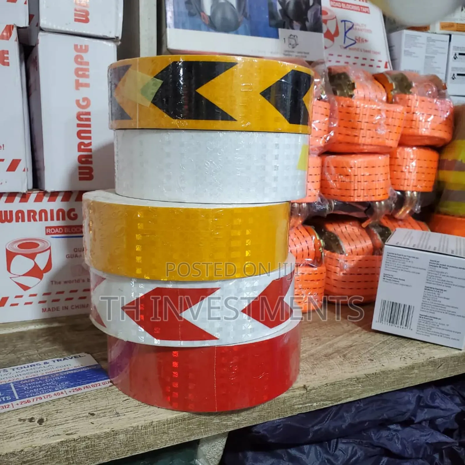 Arrow Reflective Tapes 5cm×25m Reflective Warning Stickers