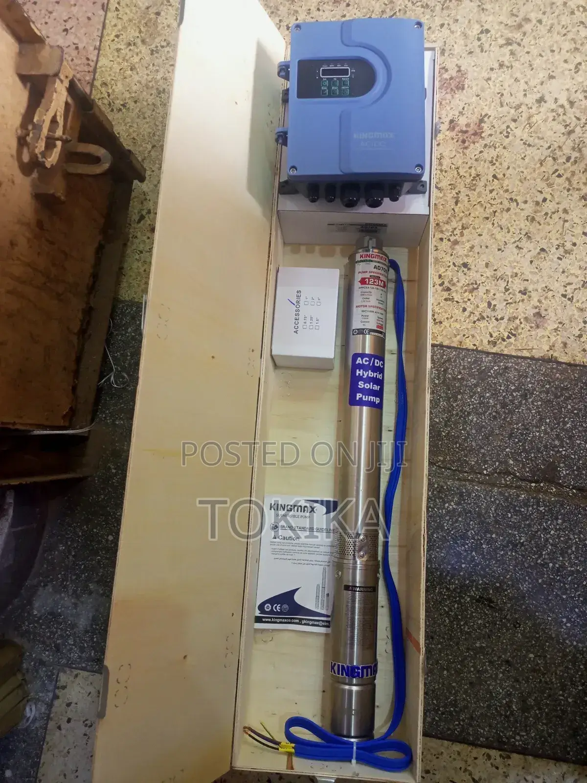 Hybrid Ac/Dc Solar Water Pump 123meter(393.6ft)