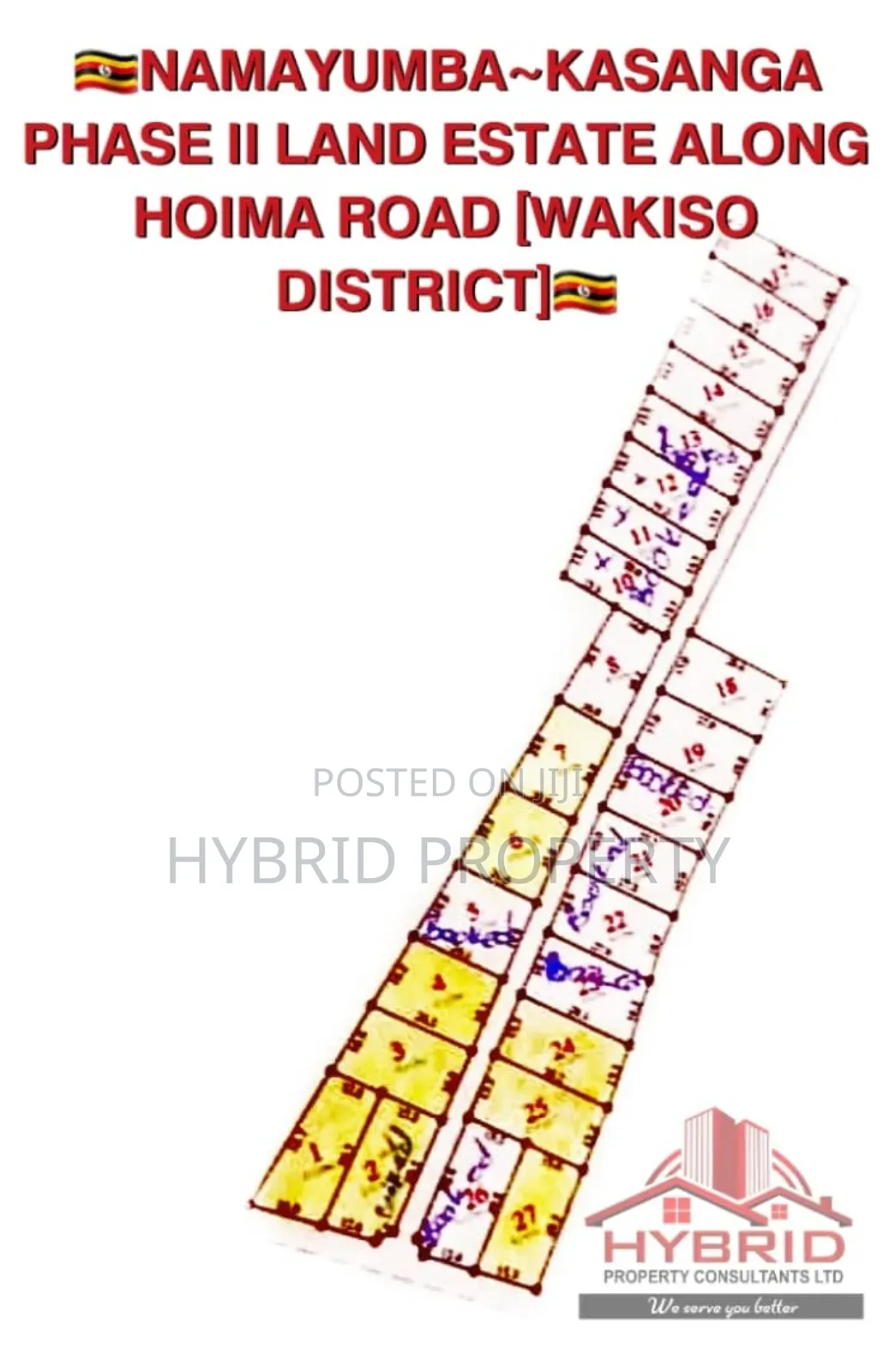 Prime Plots for Sale at Namayumba~Kasanga Divine Land Estate