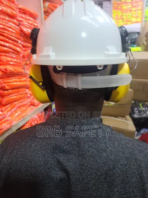 Helmet With Ear Mufs.