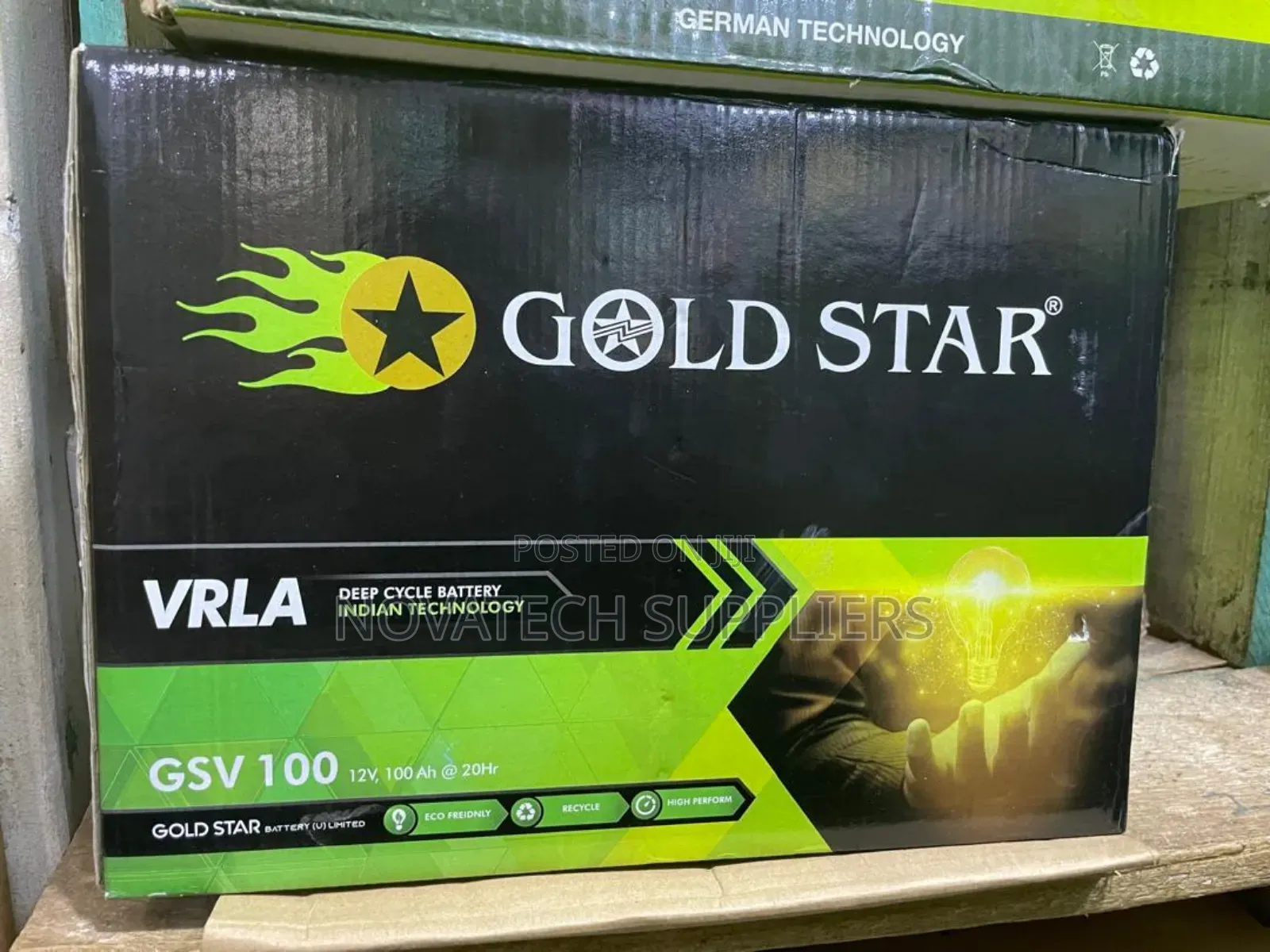 100ah Gold Star Powder Battery Tkan