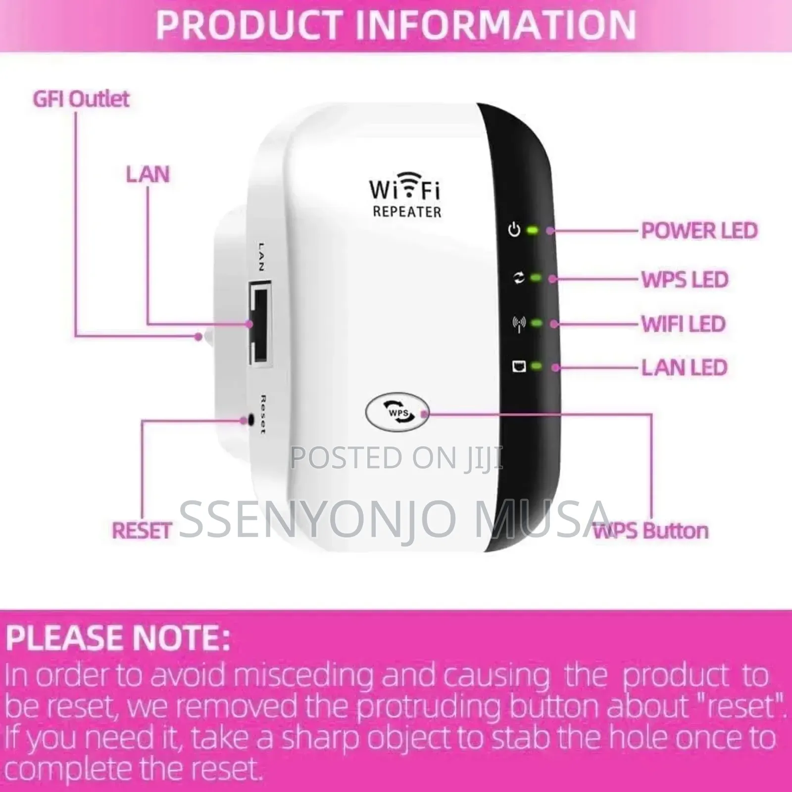 FKH Repeater - Dual-Band Wifi Extender, Booster, Signal