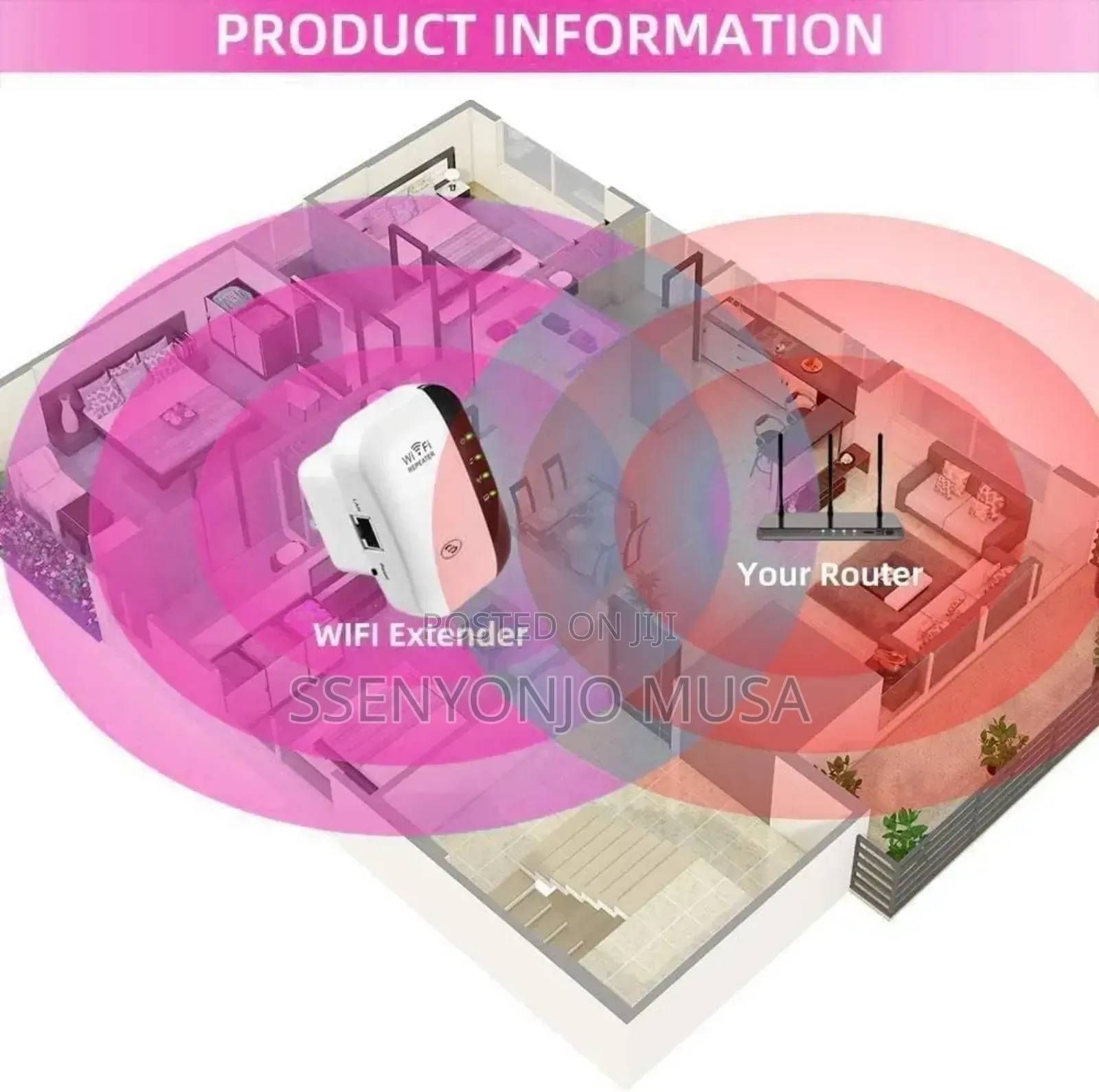 FKH Repeater - Dual-Band Wifi Extender, Booster, Signal
