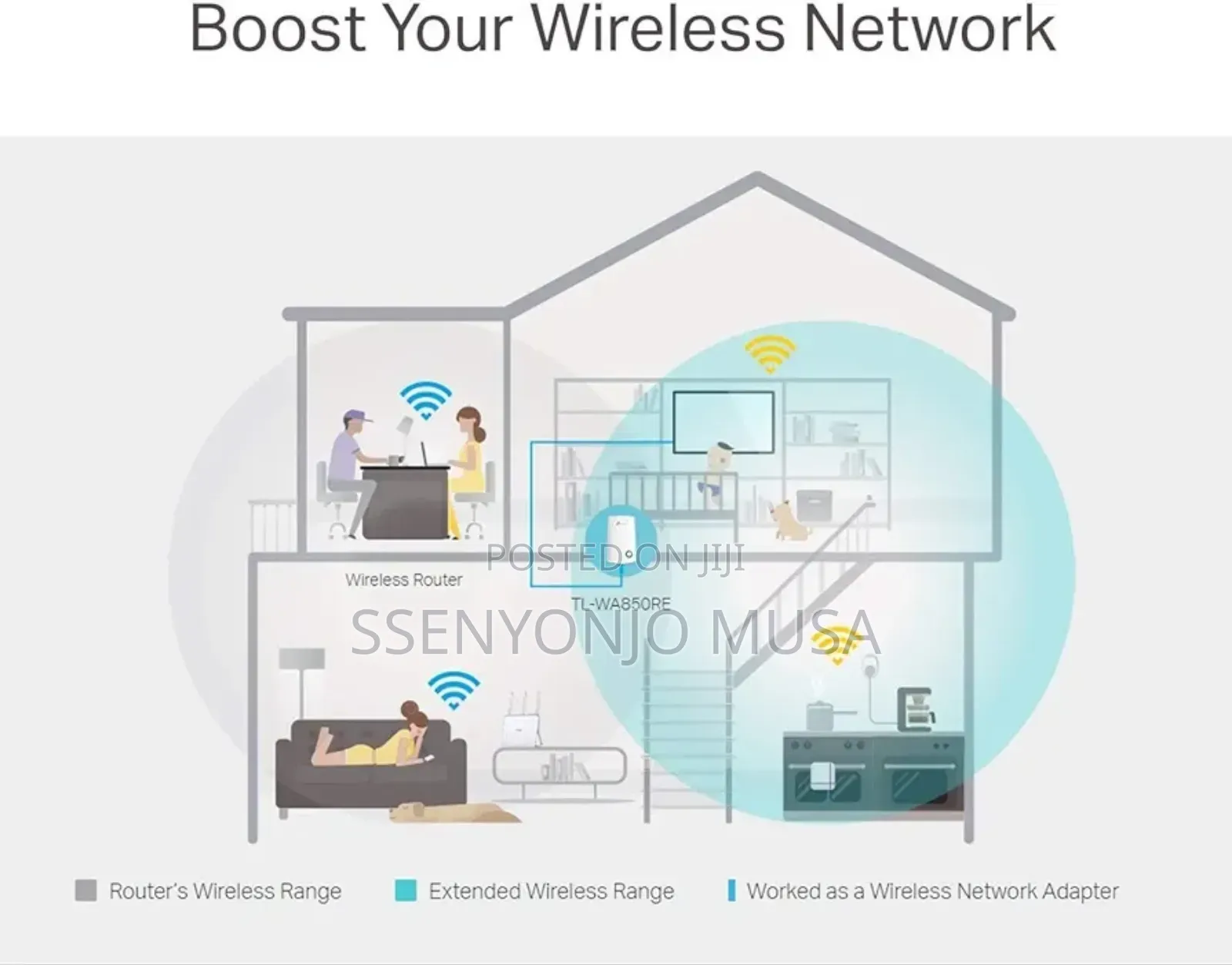 Tp-Link Tl-Wa850re Wifi Range Extender - 300mbps, 2.4ghz-