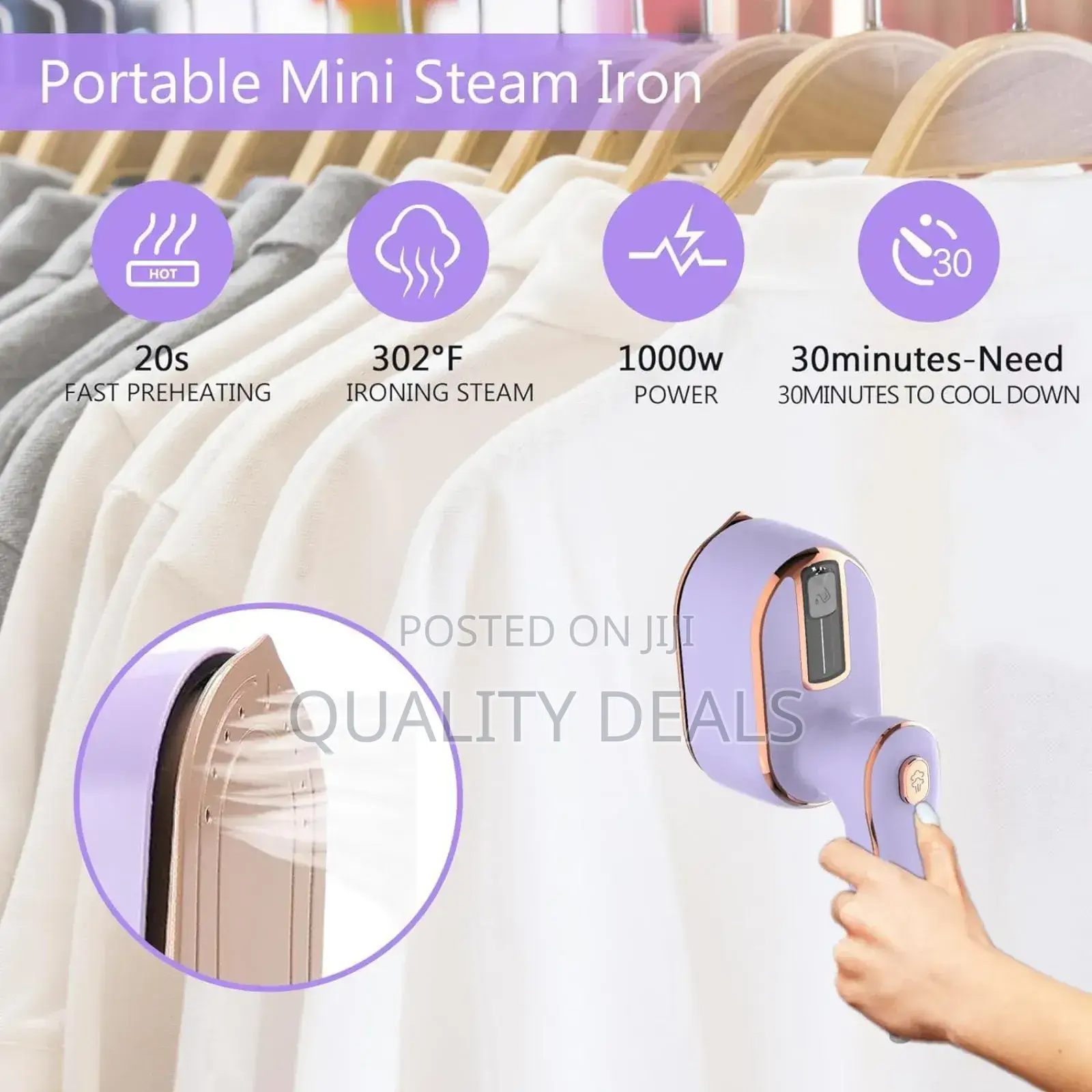 Mini Portable Steam Iron