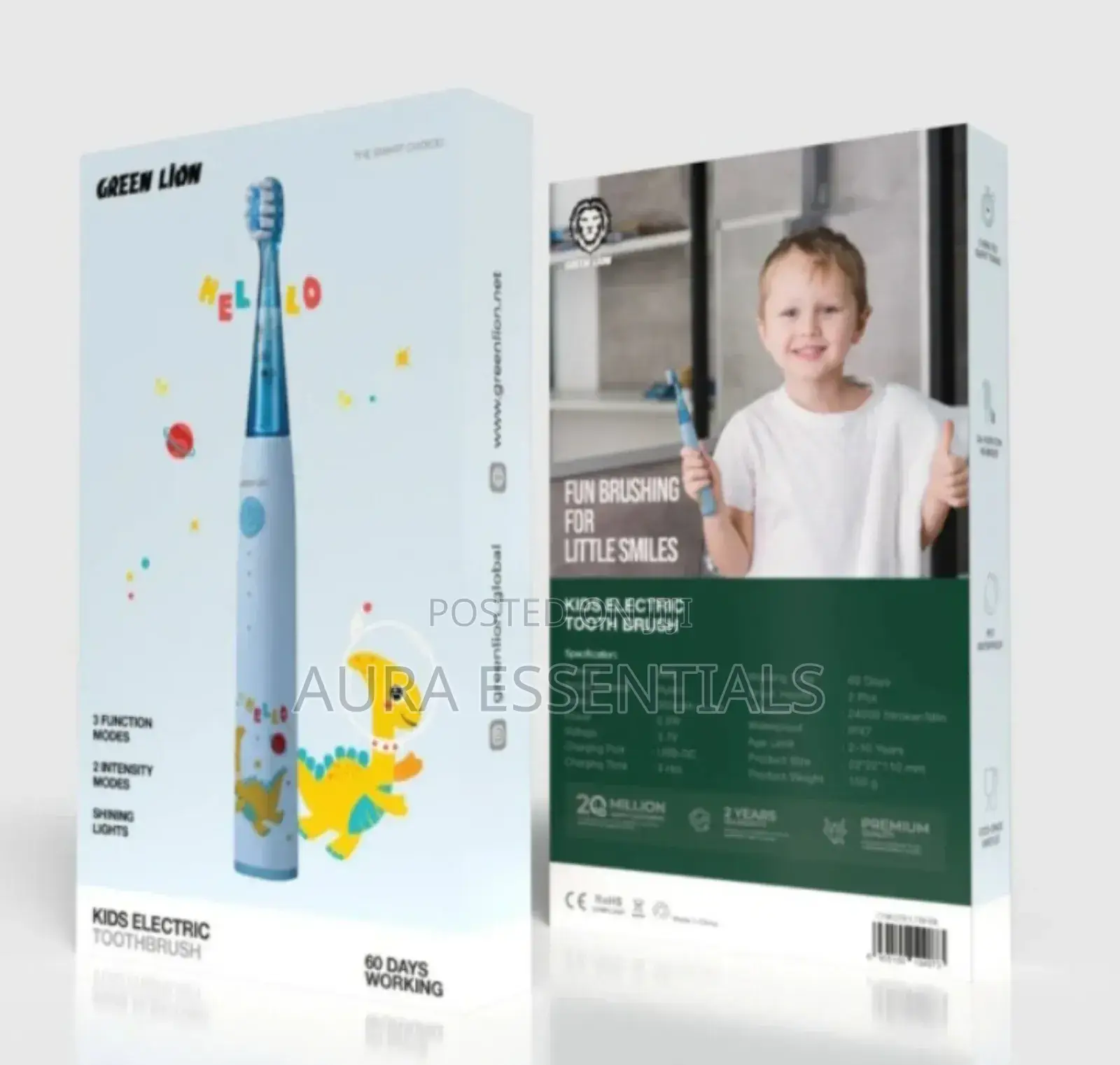 Green Lion Kids Electric Toothbrush