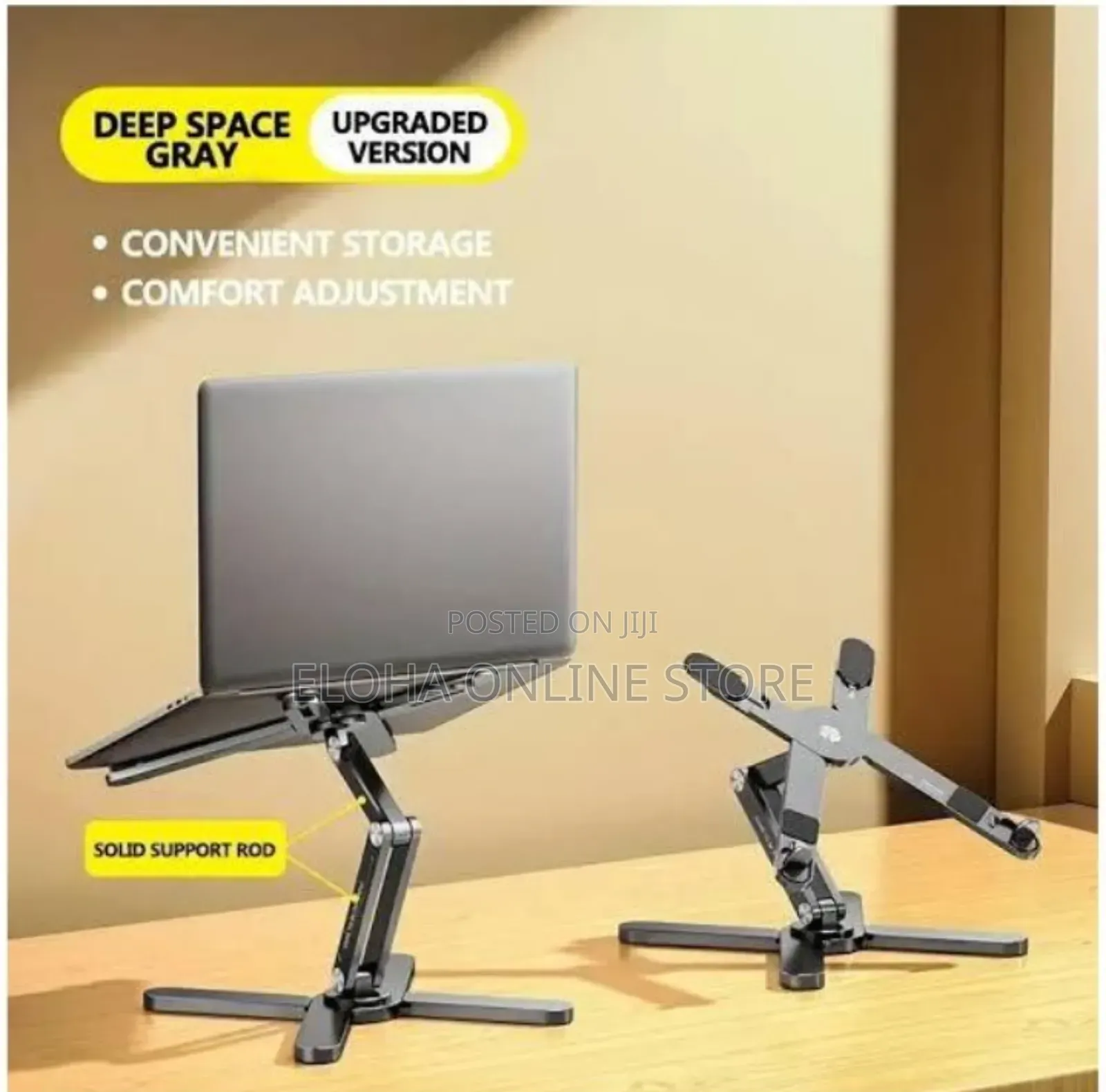 MTP 10-16 Inch Adjustable Laptop Stand With 360 Rotating