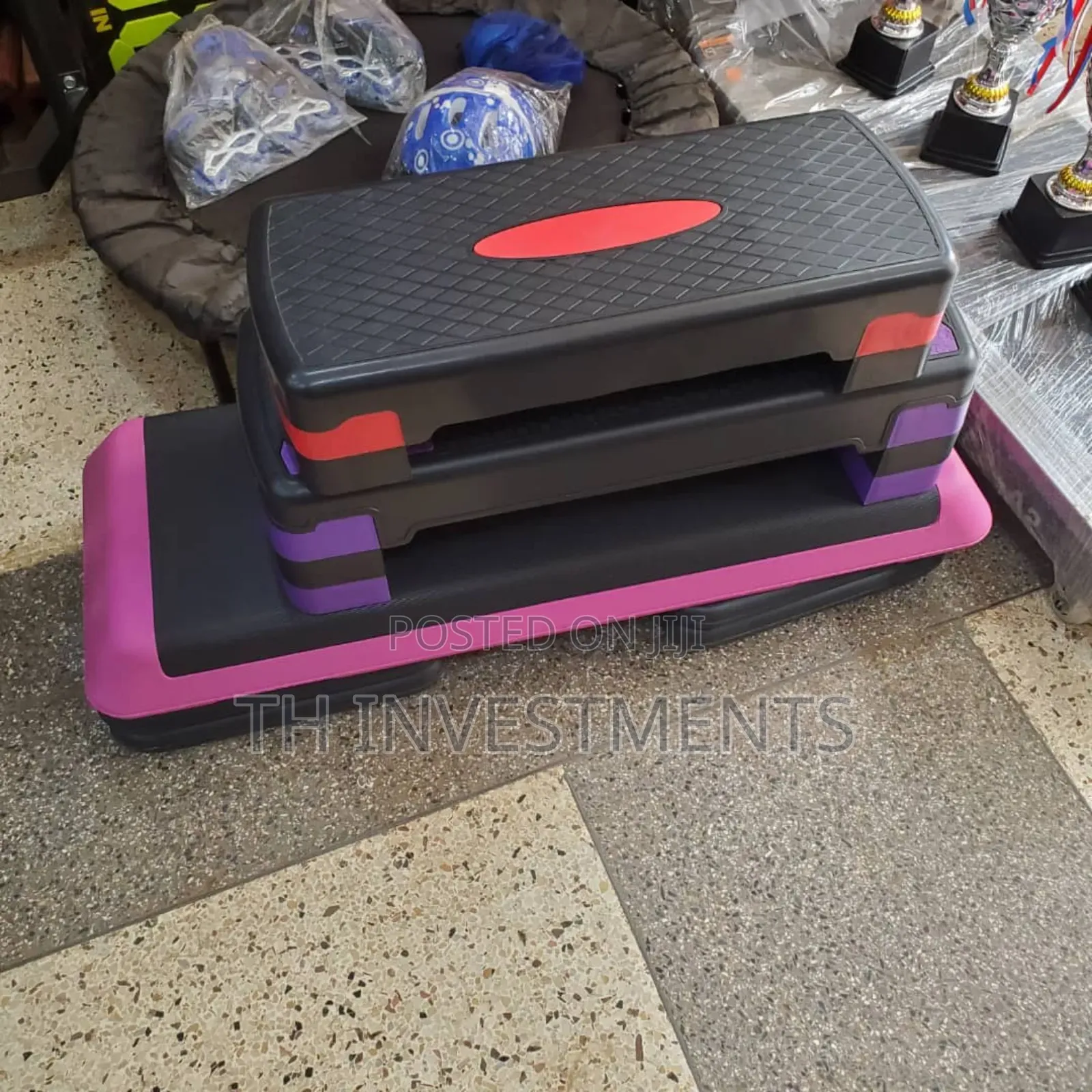 Step for Aerobics 109 X 41 Cm | Height Adjustment 10-15-20 