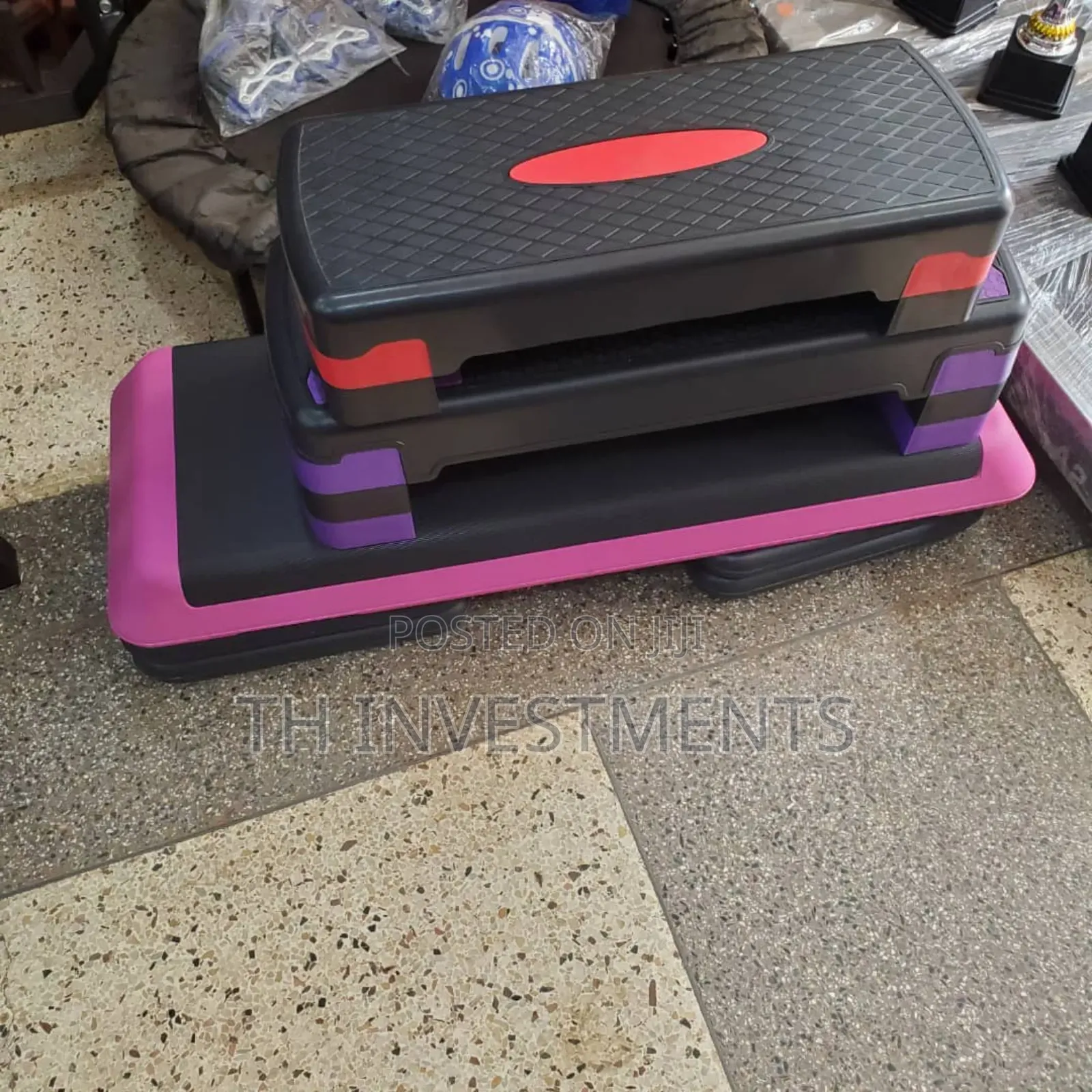 Step for Aerobics 109 X 41 Cm | Height Adjustment 10-15-20 
