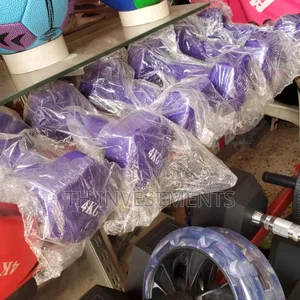 Rubber Dumbbells of All Sizes