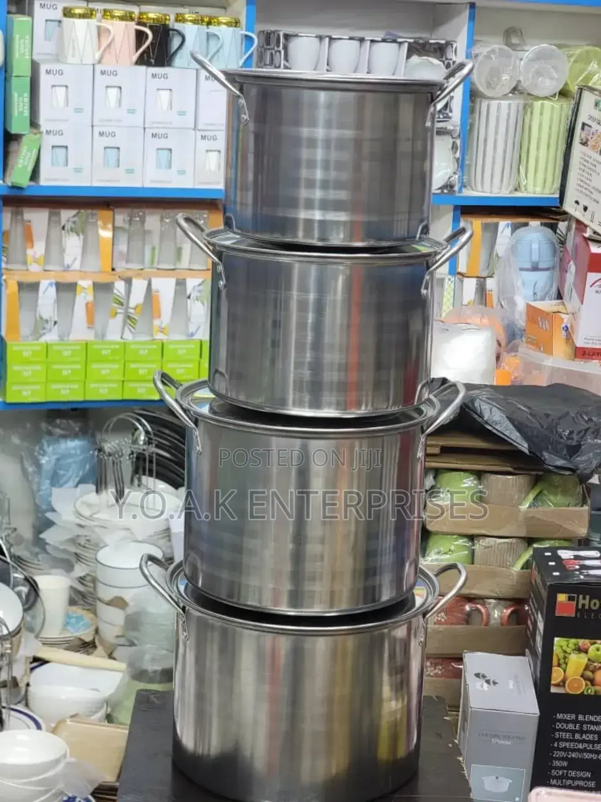 Stock Pot Serving Dishes 4 PCS Set