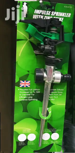 Garden Sprinkler With Zinc Spike
