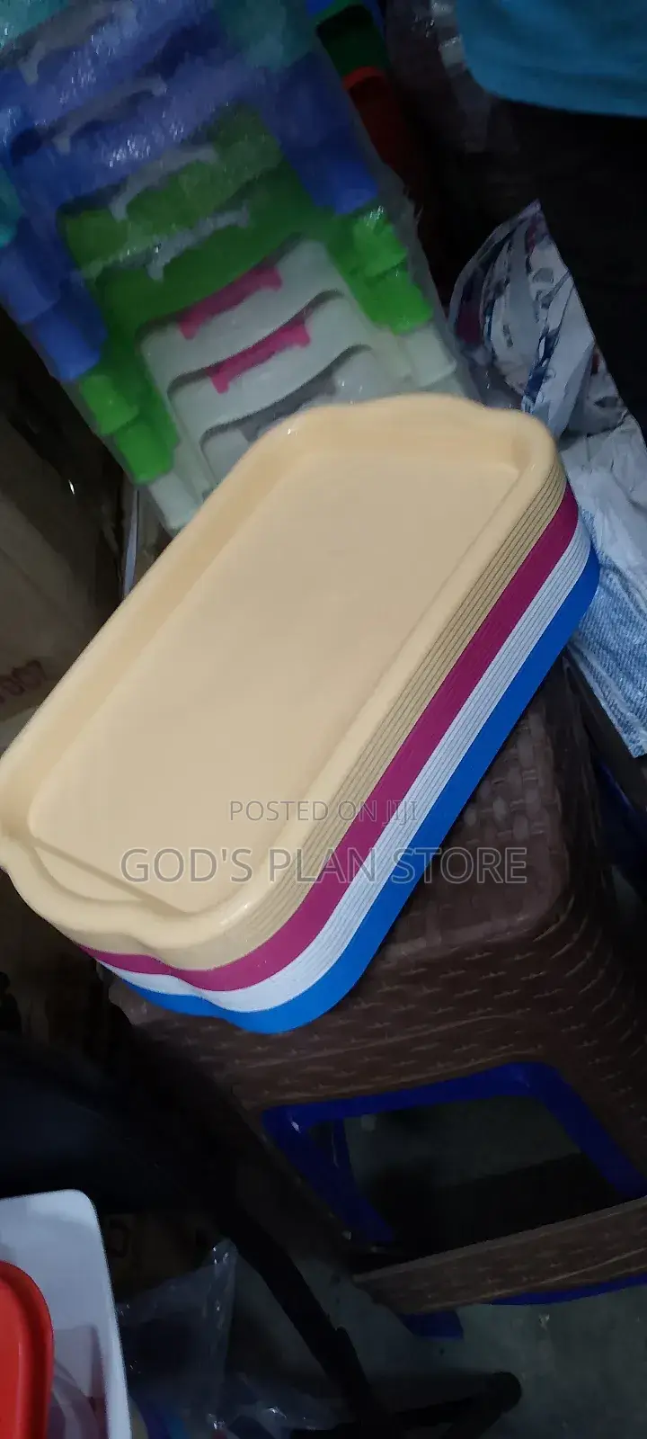 Plastic Serving Trays Small 12pcs