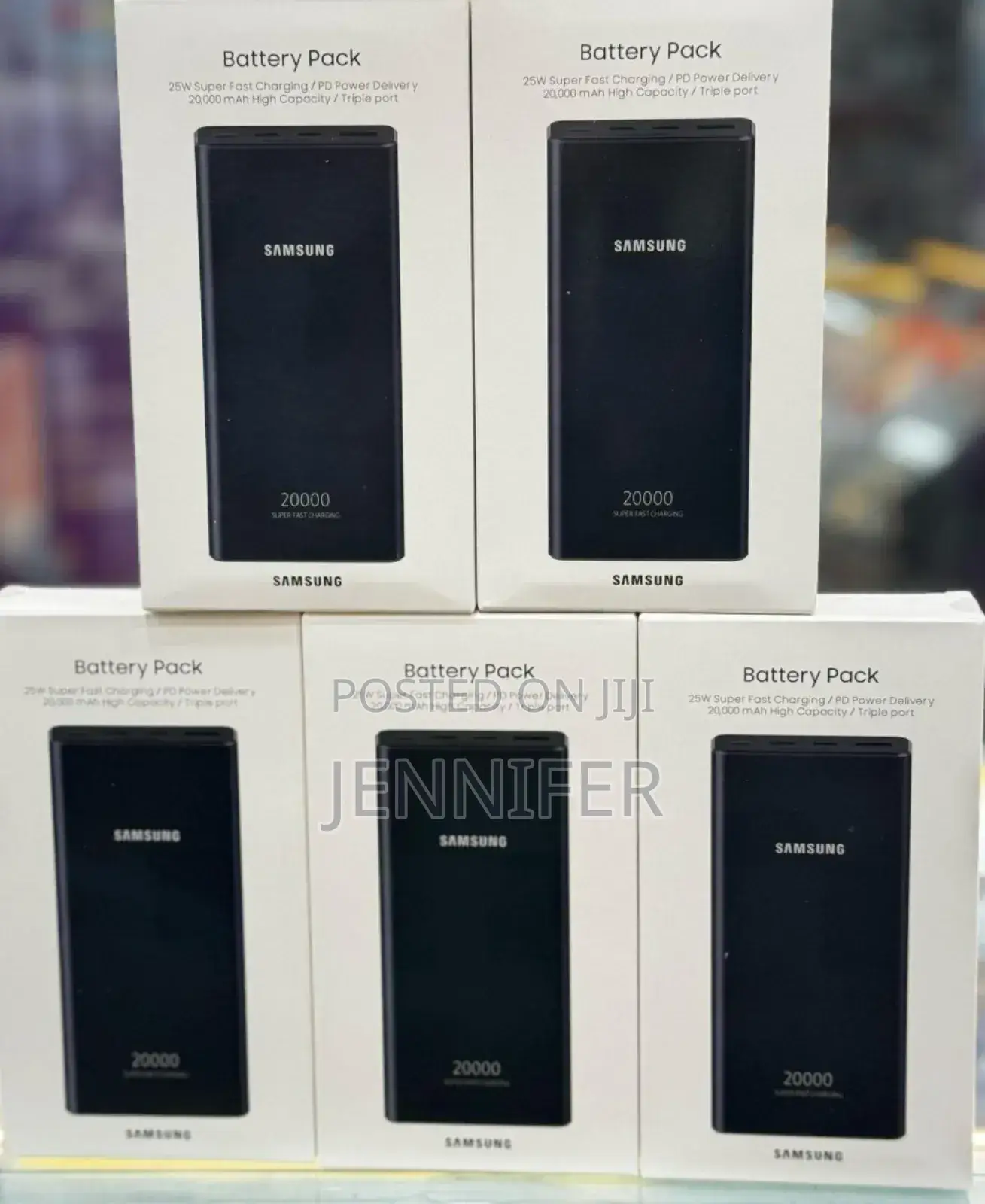 Samsung Battery Pack 25w Super Fast Charging 20,000 Mah