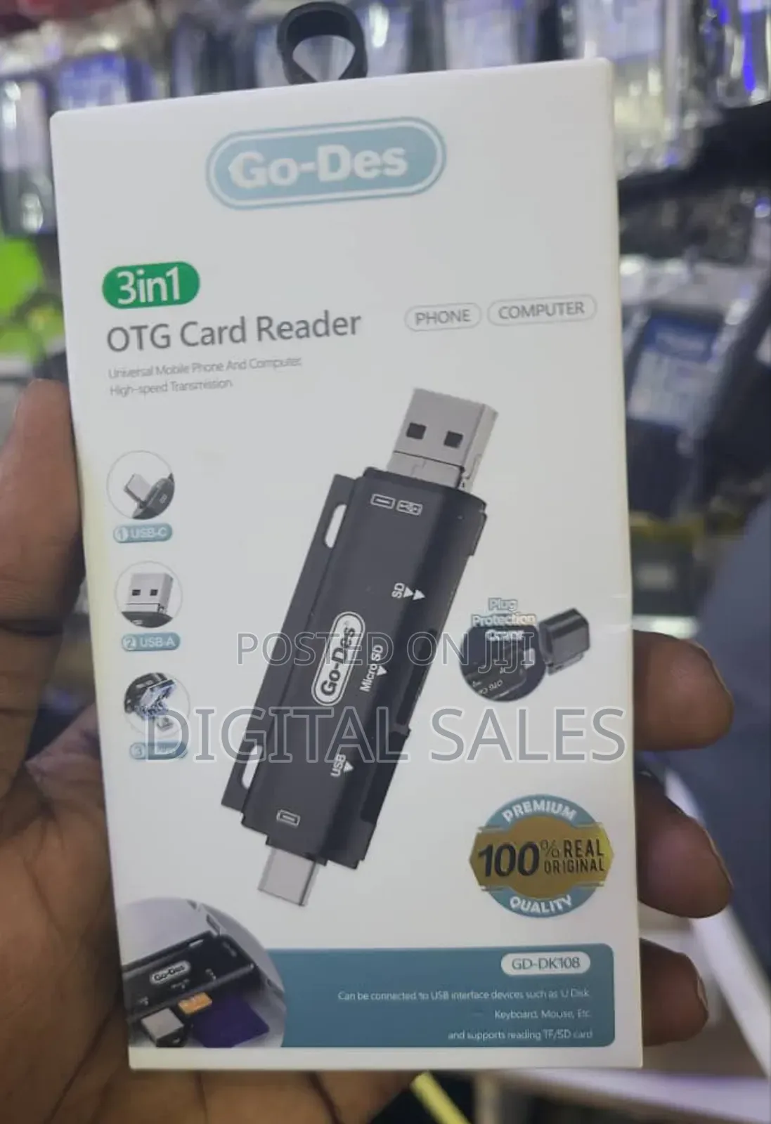 Original Otg Card Reader Type C