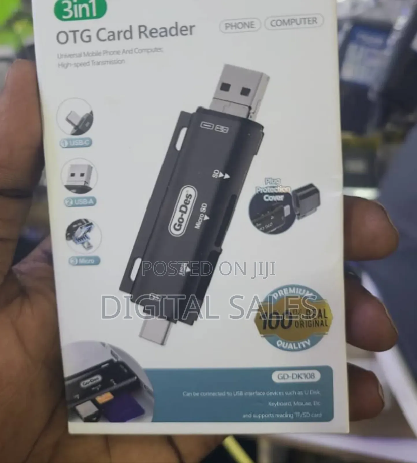 Original Otg Card Reader Type C