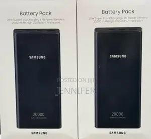 Samsung Battery Pack 25w Super Fast Charging 20,000 Mah