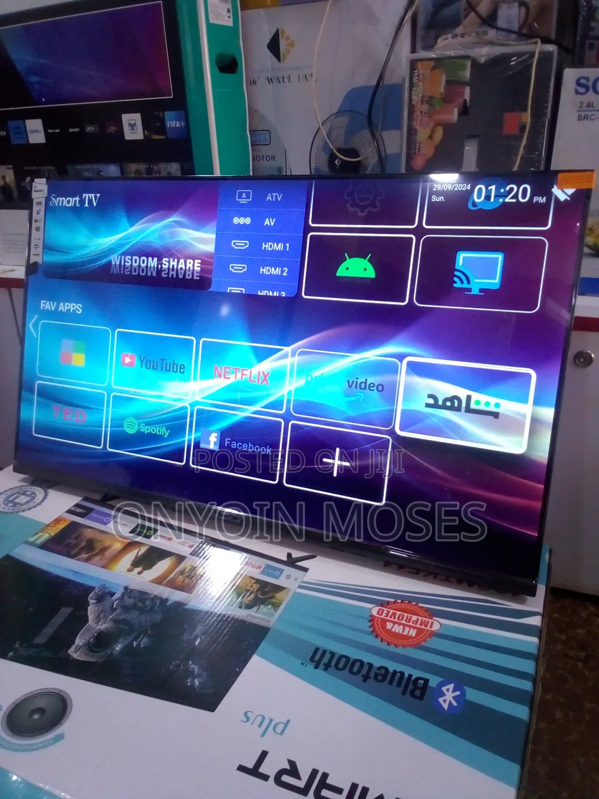 New 43 Inches Smart Plus Tv With Inbuilt Decoder